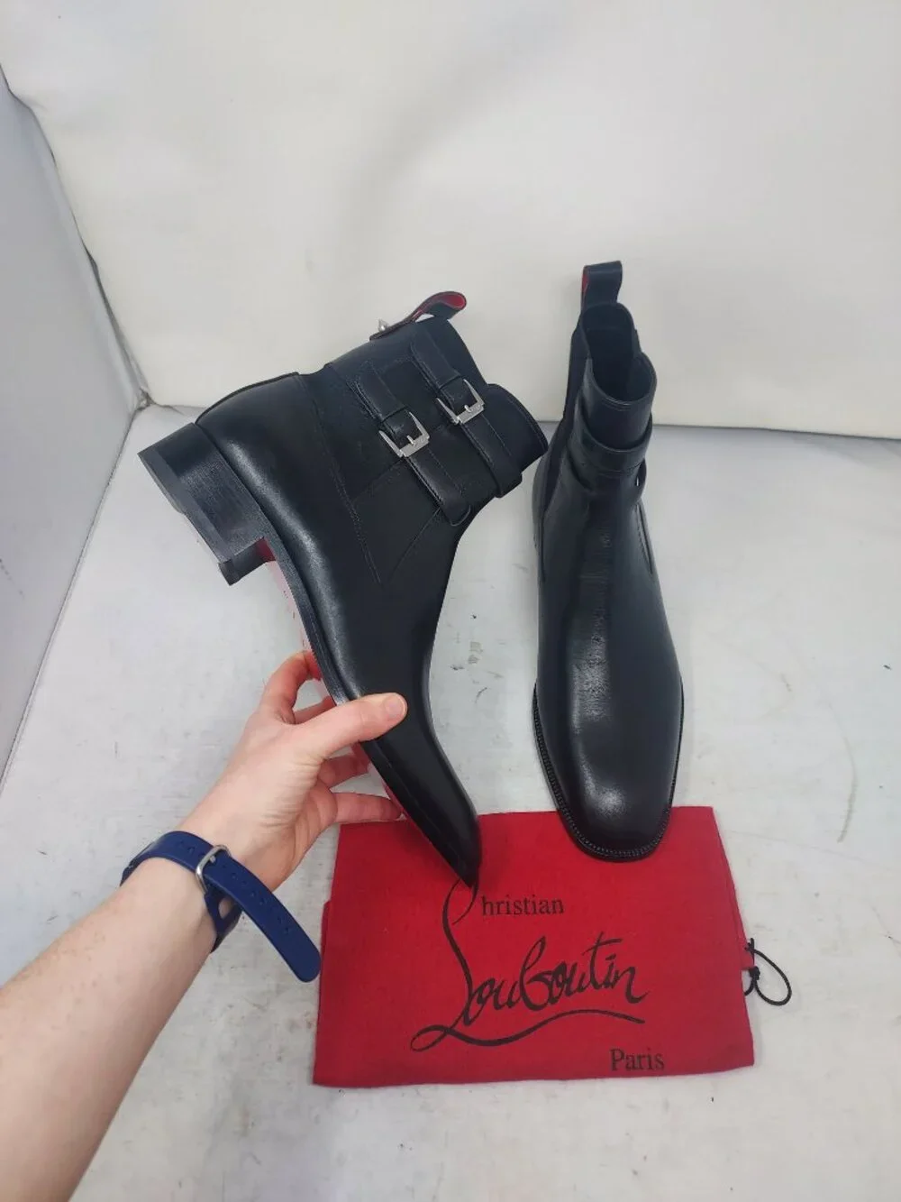 Christian Louboutin MEN Sahni Horse Chelsea Boot